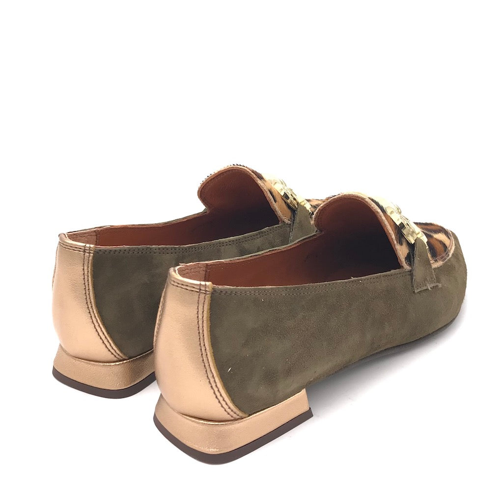 Zulian Calzature Mocassino macula leo verde Pezzi Unici
