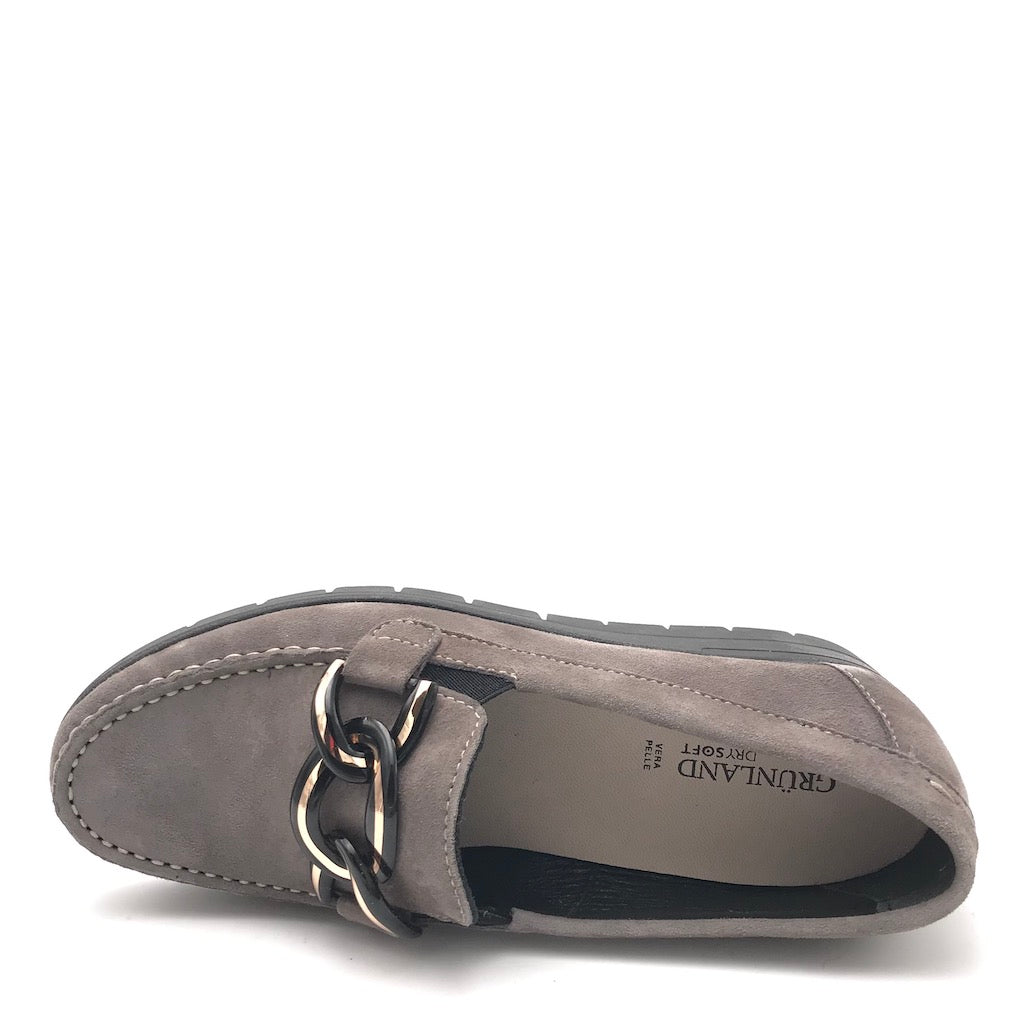 Zulian Calzature Mocassino Tafa taupe Consegna Veloce