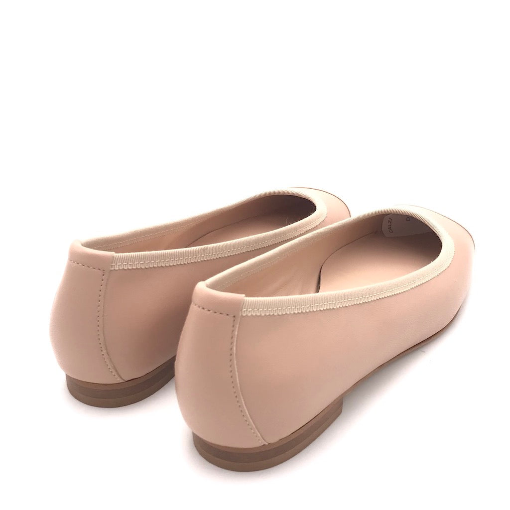 Zulian Calzature Ballerina bi-colore cipria Negozi Online