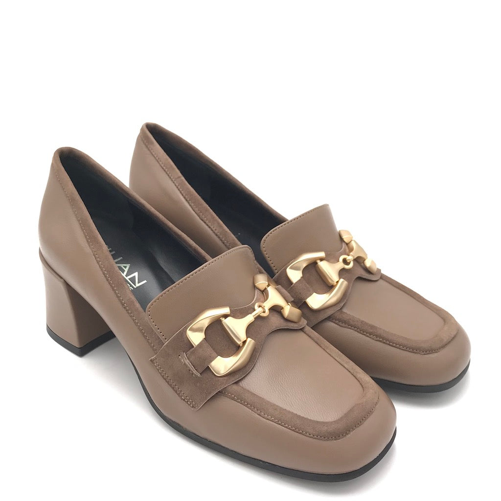 Zulian Calzature Mocassino Paola in pelle acero Novità