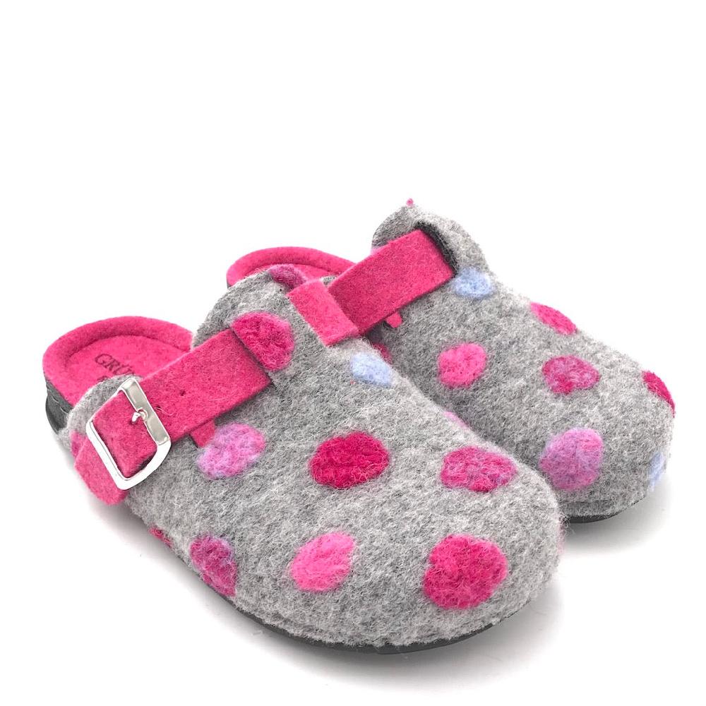 Zulian Calzature Ciabatta Pila grigio-fuxia Sconto
