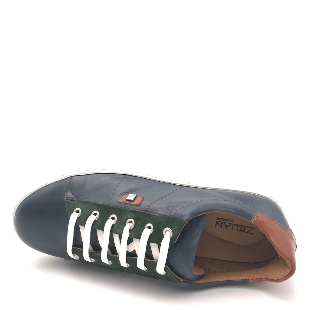Zulian Calzature Sneakers Dylan blu Outlet
