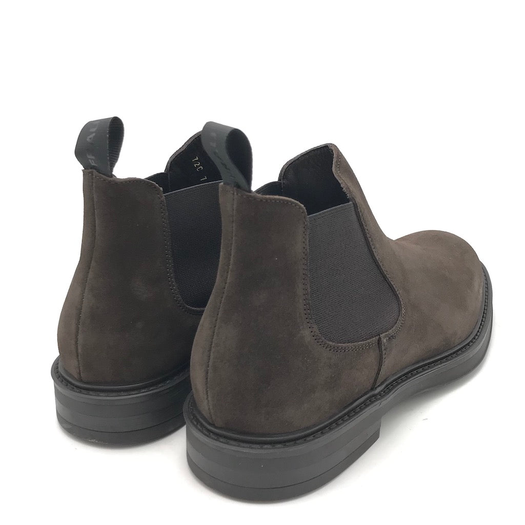 Zulian Calzature Beatles in crosta marrone Vendite Flash