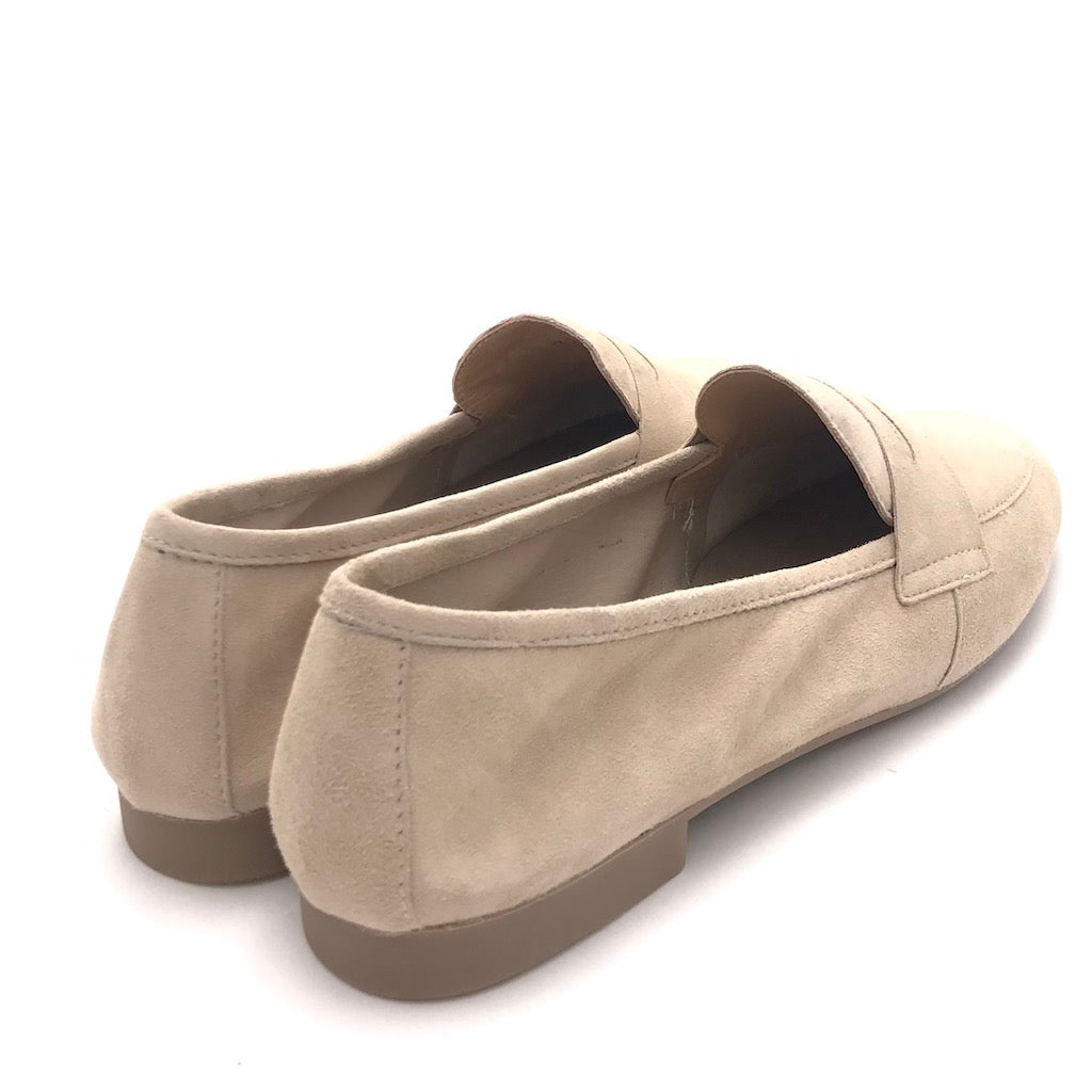 Zulian Calzature Mocassino Sixt velour beige Grande vendita