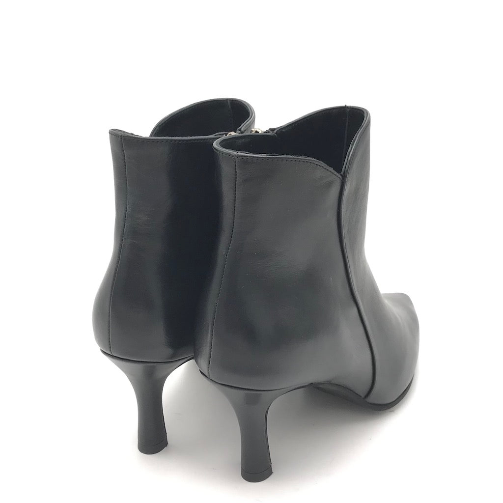 Zulian Calzature Tronchetto Cla in nappa nera Sconto