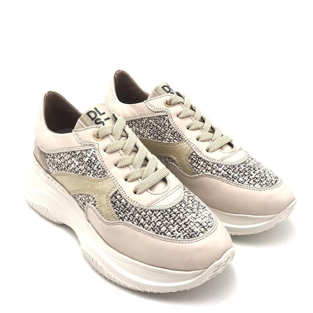 Zulian Calzature Sneakers in pelle latte Saldi