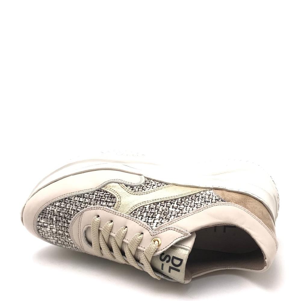 Zulian Calzature Sneakers in pelle latte Saldi