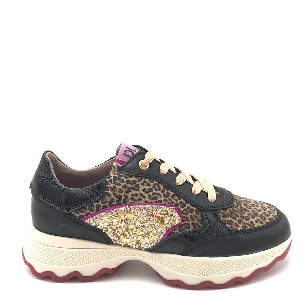 Zulian Calzature Sneakers nera animalier Offerte