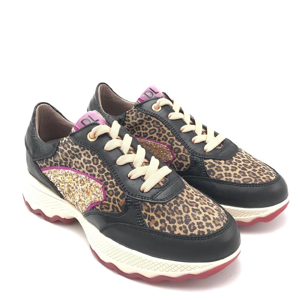 Zulian Calzature Sneakers nera animalier Offerte