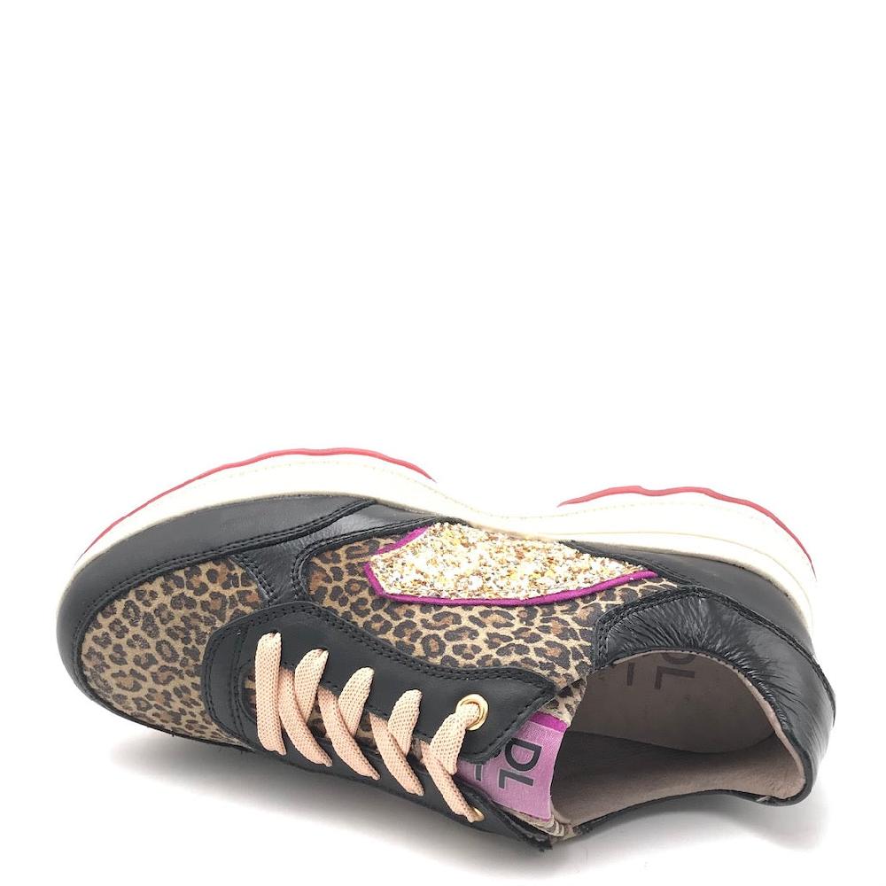 Zulian Calzature Sneakers nera animalier Offerte