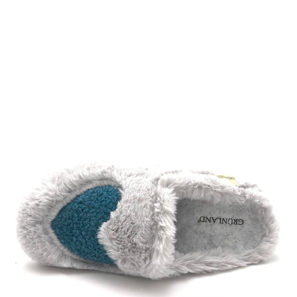 Zulian Calzature Ciabatta Alin grigio-smeraldo In Saldo