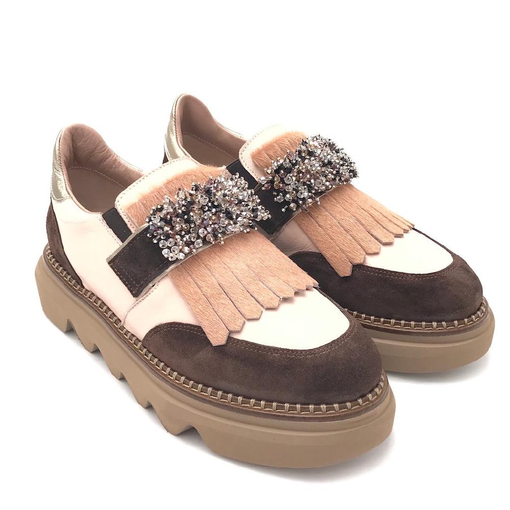 Zulian Calzature Scarpa accollata t.moro In Linea