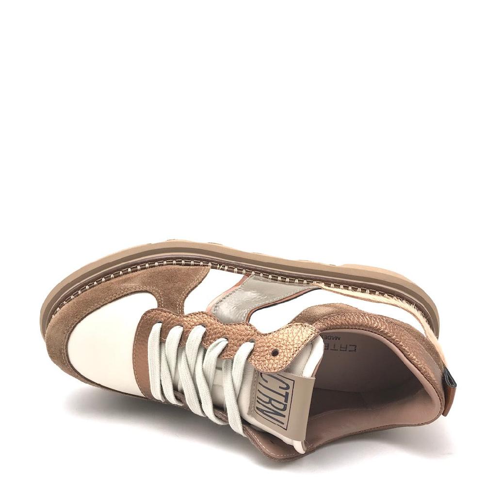 Zulian Calzature Sneakers in crosta castagna Pezzi Unici