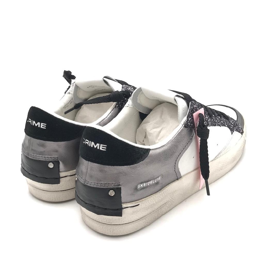 Zulian Calzature Sneakers SK8 Delux bianca-antracite Fino Al -60%