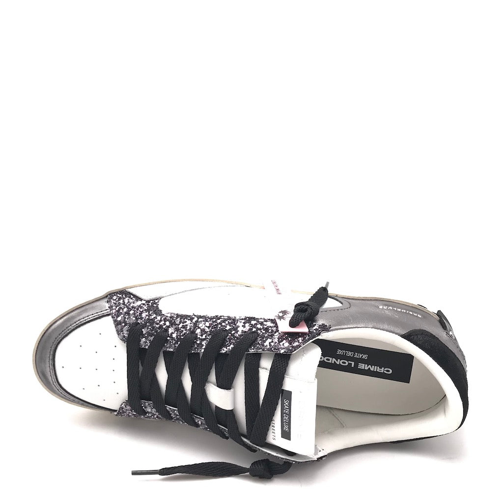 Zulian Calzature Sneakers SK8 Delux bianca-antracite Fino Al -60%