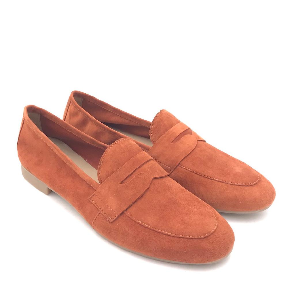 Zulian Calzature Mocassino Sixt velour ruggine Sconto