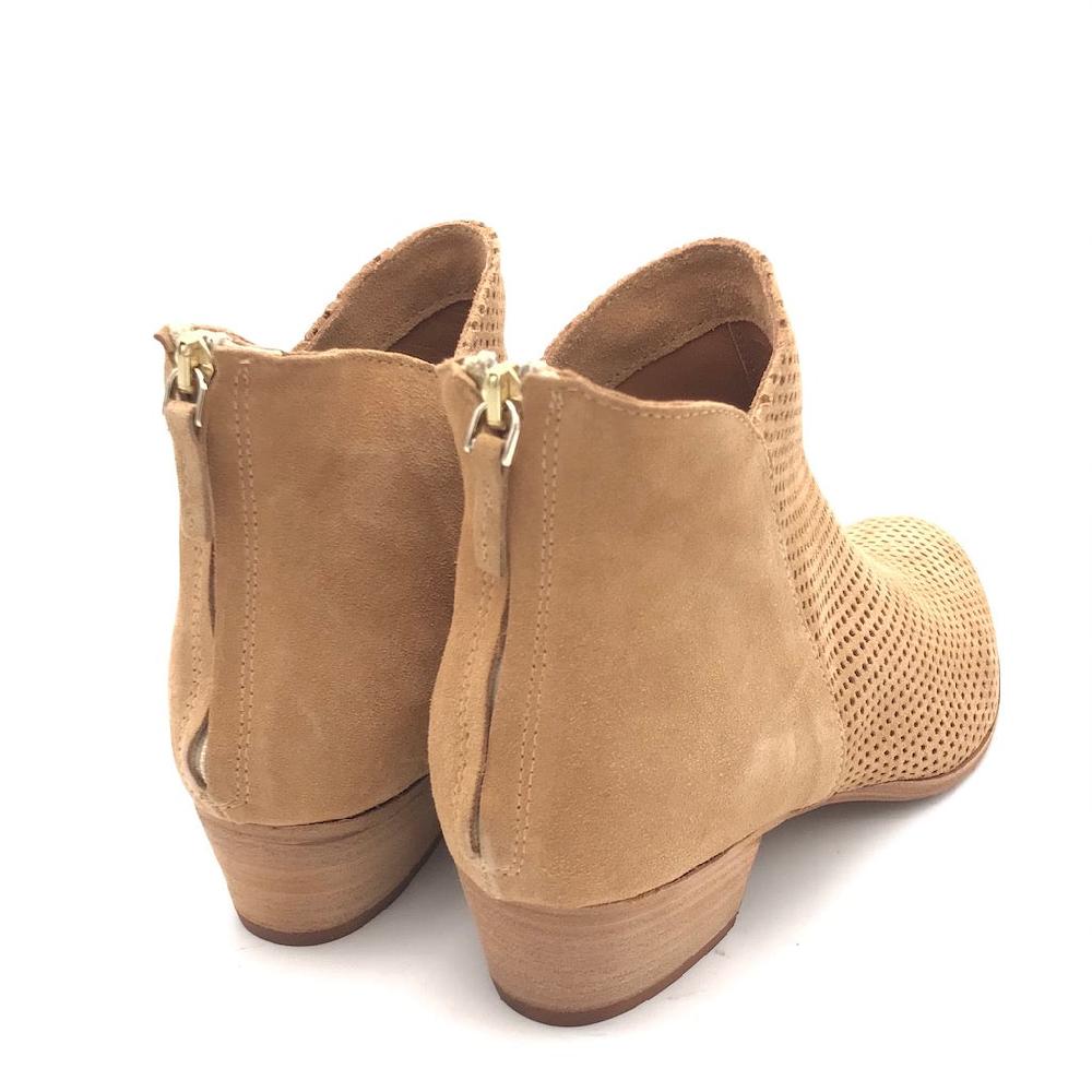Zulian Calzature Tronchetto forato in crosta beige Offerta