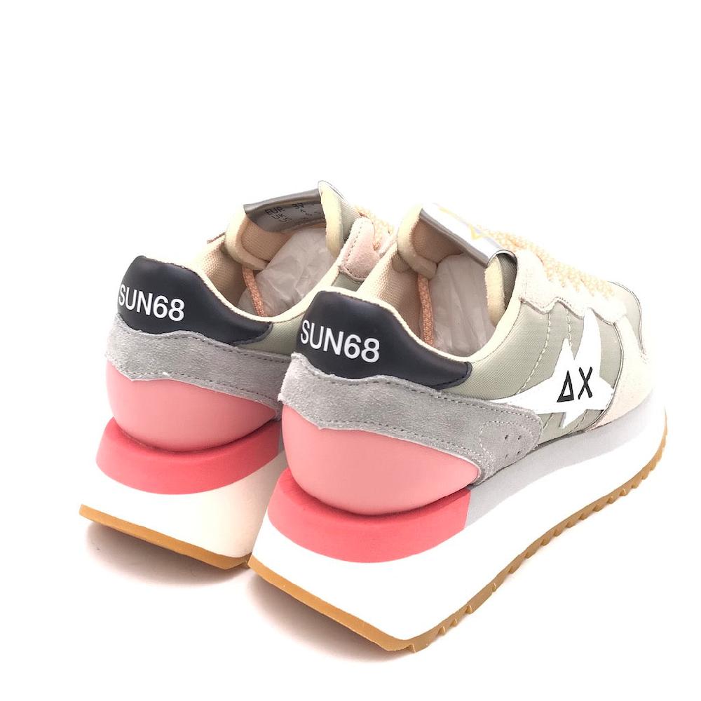 Zulian Calzature Sneakers Big Stargirl printed logo grigio chiaro Economico