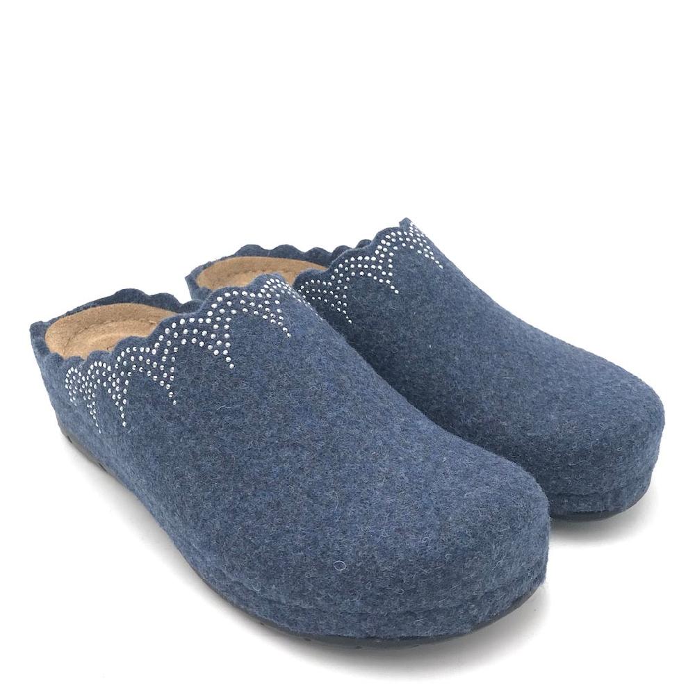 Zulian Calzature Ciabatta Prau blu Italy