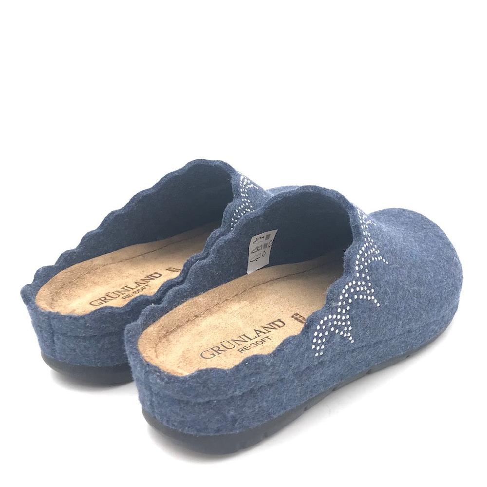 Zulian Calzature Ciabatta Prau blu Italy