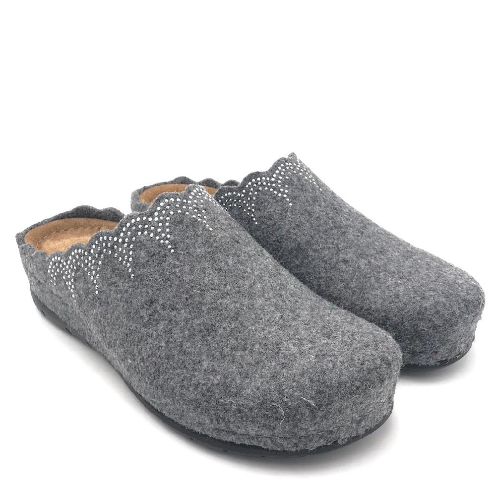 Zulian Calzature Ciabatta Prau grigio Italia