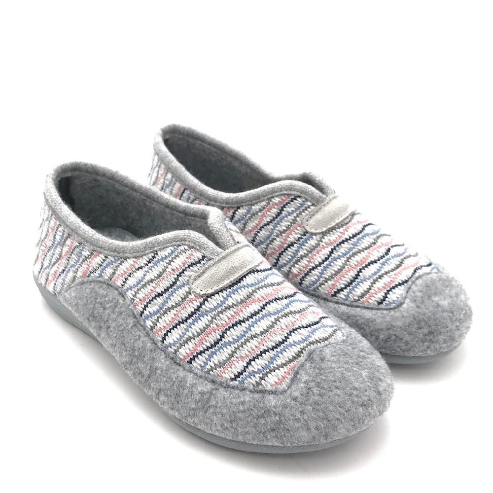 Zulian Calzature Pantofola Reca grigio Promozione