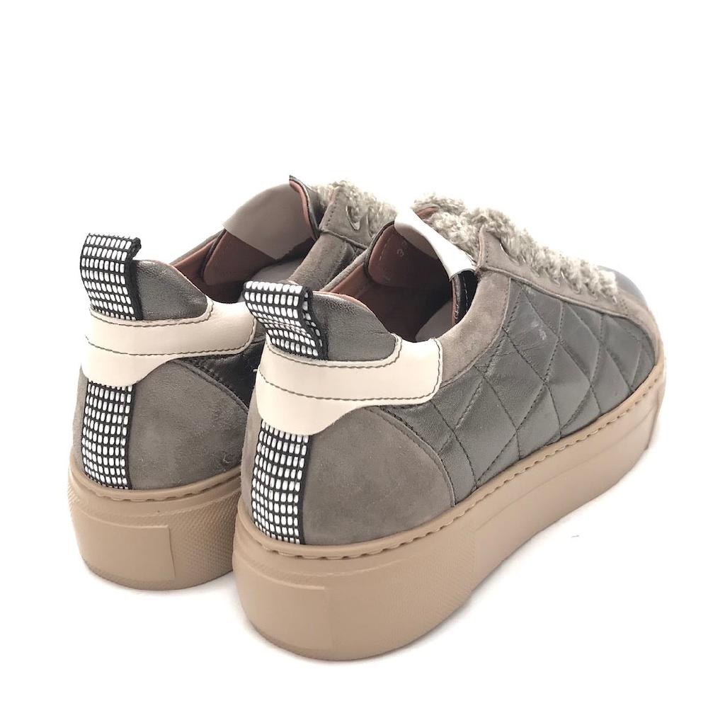 Zulian Calzature Sneakers trapuntata antracite Negozi Online