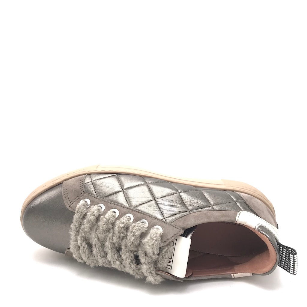 Zulian Calzature Sneakers trapuntata antracite Negozi Online