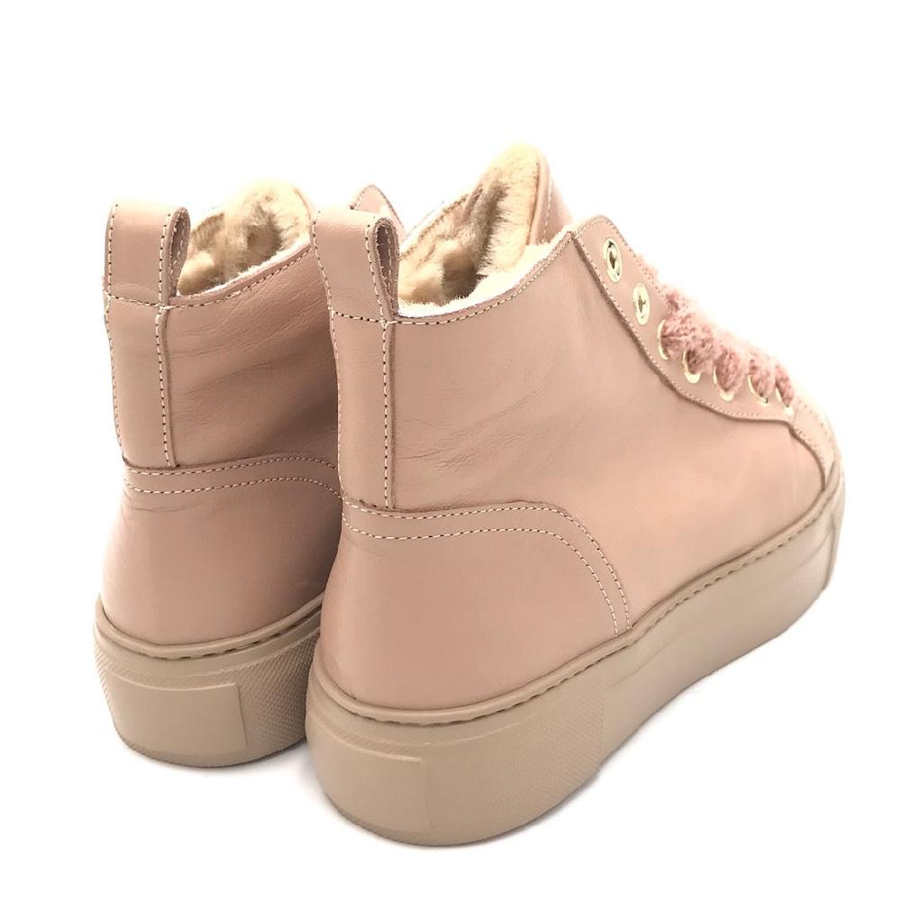 Zulian Calzature Sneakers alta nude Acquista Ora