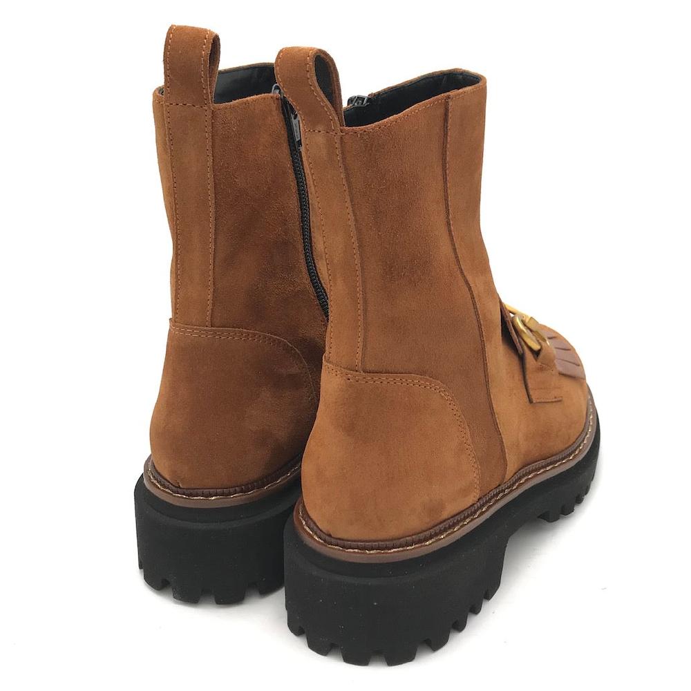 Zulian Calzature Tronchetto velour cuoio Fino Al -60%