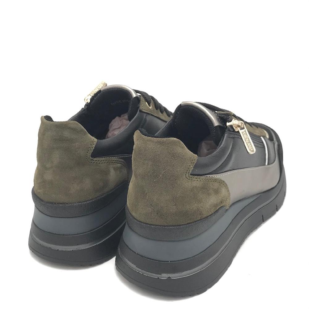 Zulian Calzature Sneakers Shaf oliva-multi Vendita Calda