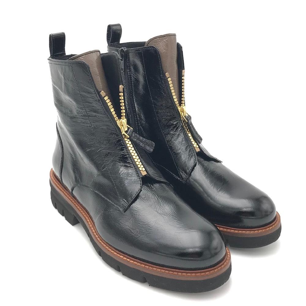 Zulian Calzature Tronchetto naplak nero zip Offerta