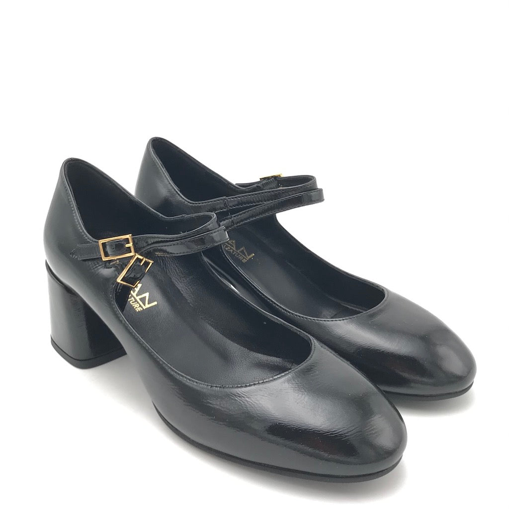 Zulian Calzature Scarpa Zar cinturino nera Economico