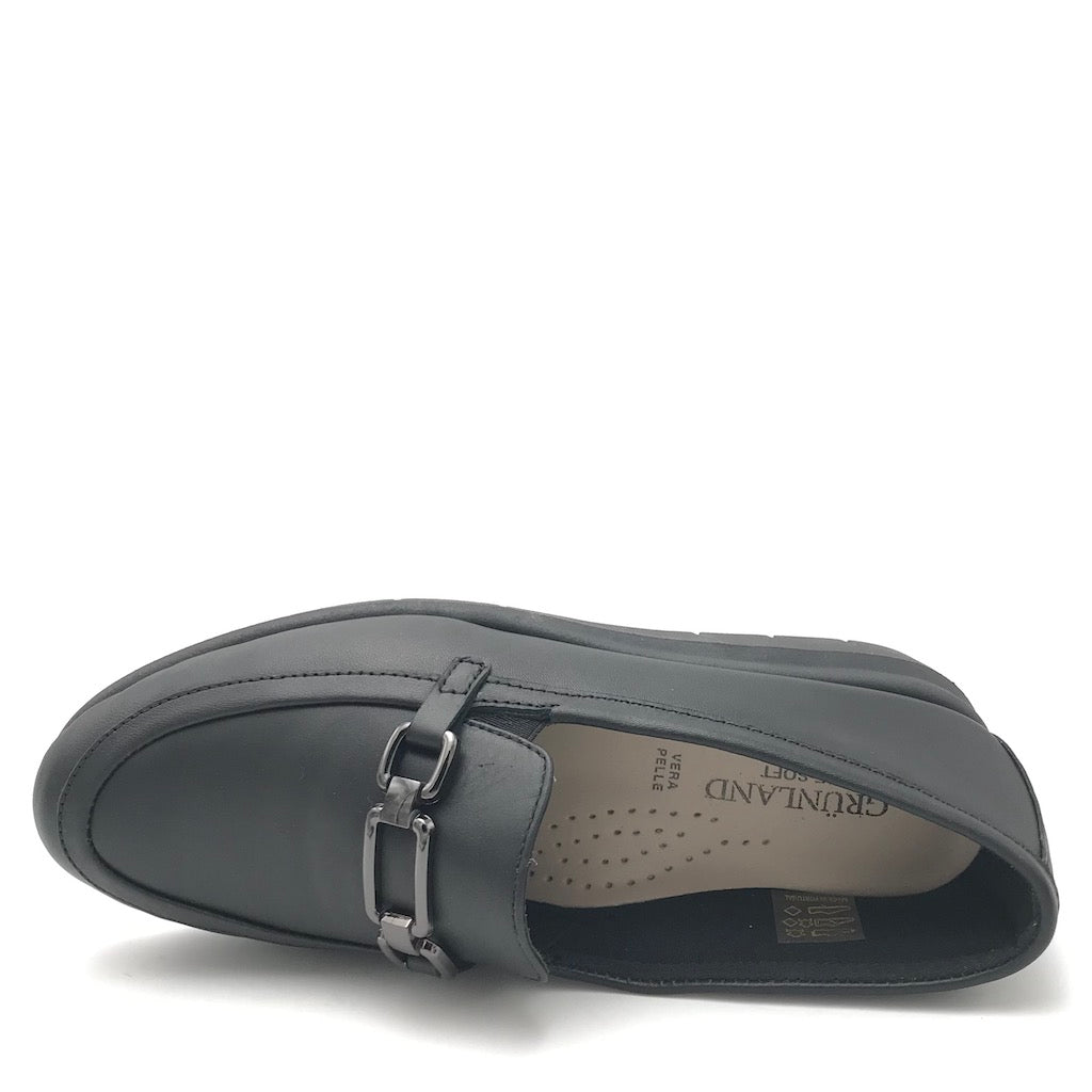Zulian Calzature Scarpa Rysa pelle nera In Vendita