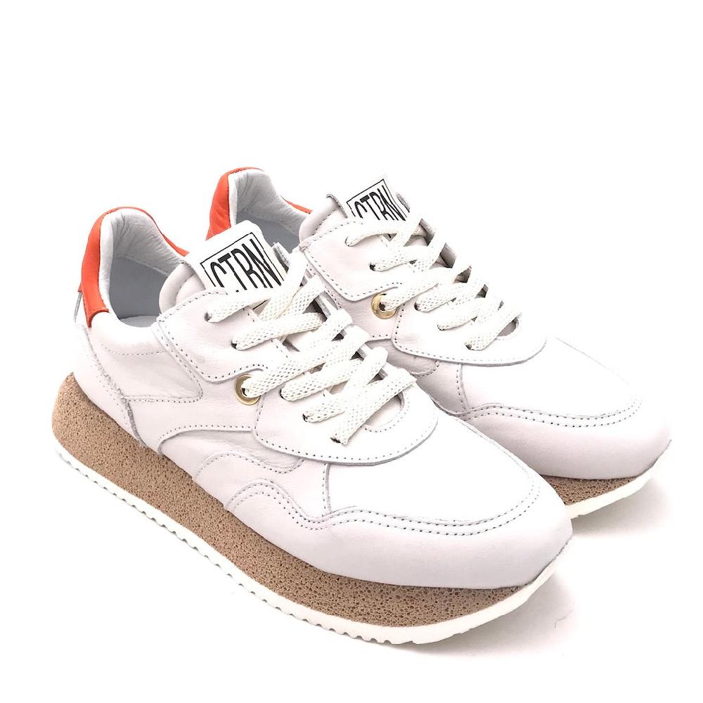 Zulian Calzature Sneakers running total white Vendite Flash