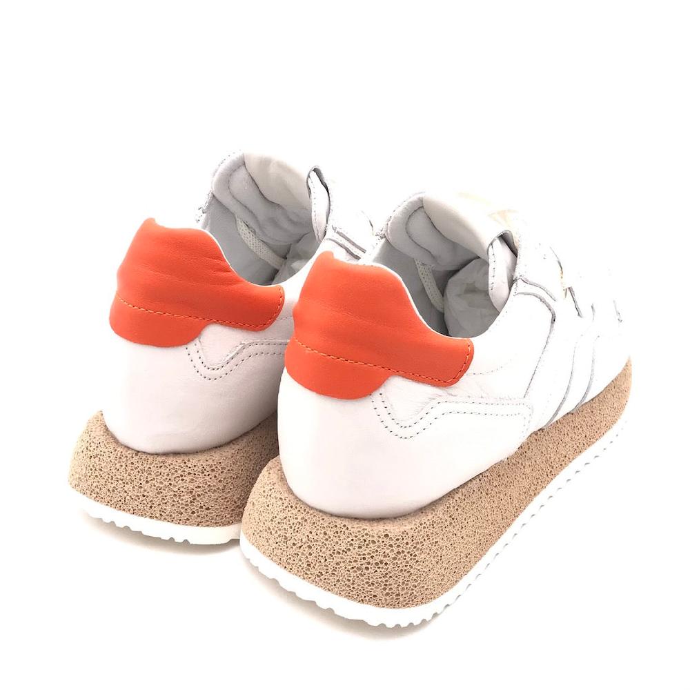 Zulian Calzature Sneakers running total white Vendite Flash