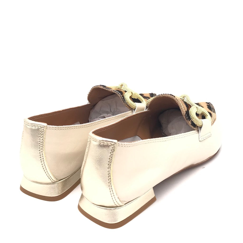 Zulian Calzature Mocassino macula leo crudo Negozio