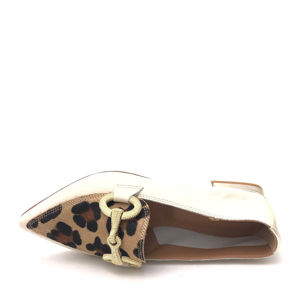 Zulian Calzature Mocassino macula leo crudo Negozio