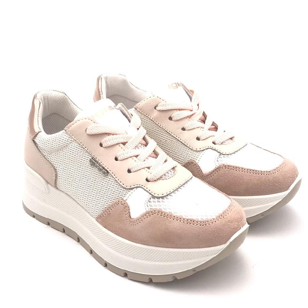 Zulian Calzature Sneakers Kola cipria-bianco In Saldo