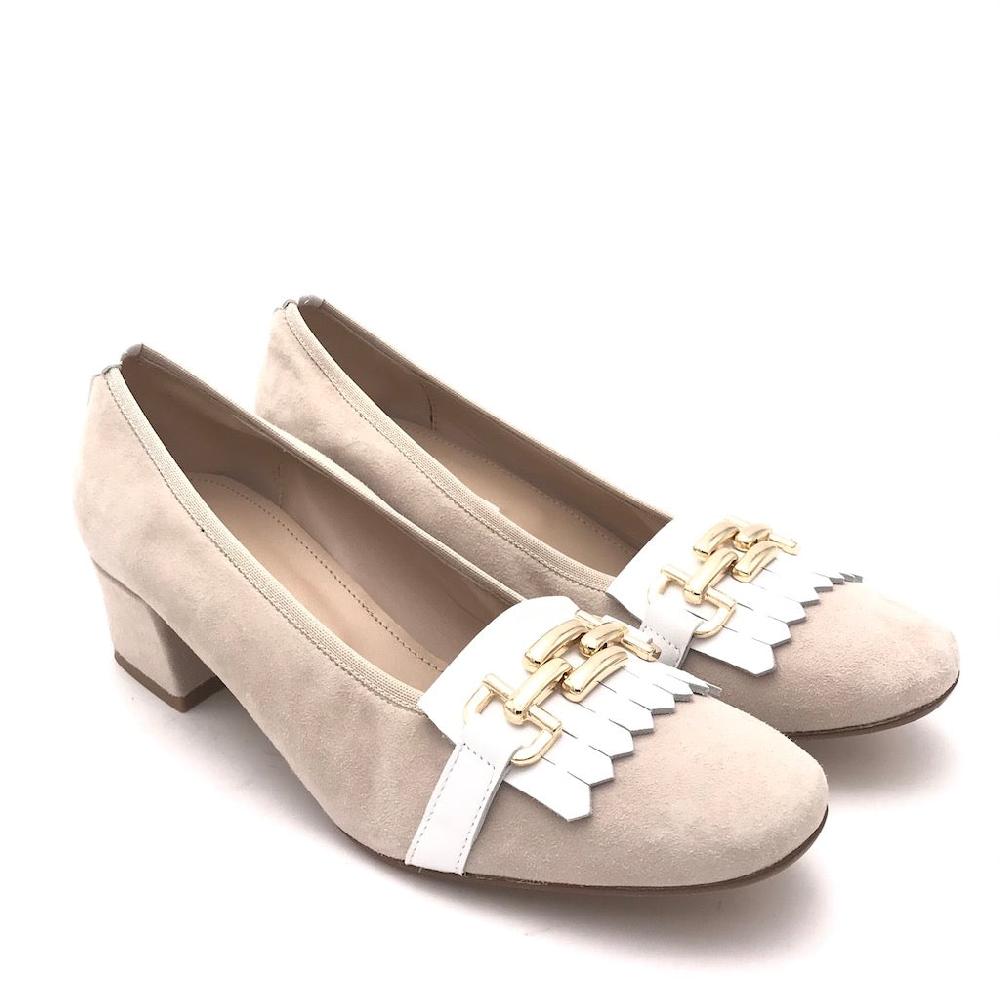 Zulian Calzature Scarpa in camoscio sabbia In Linea