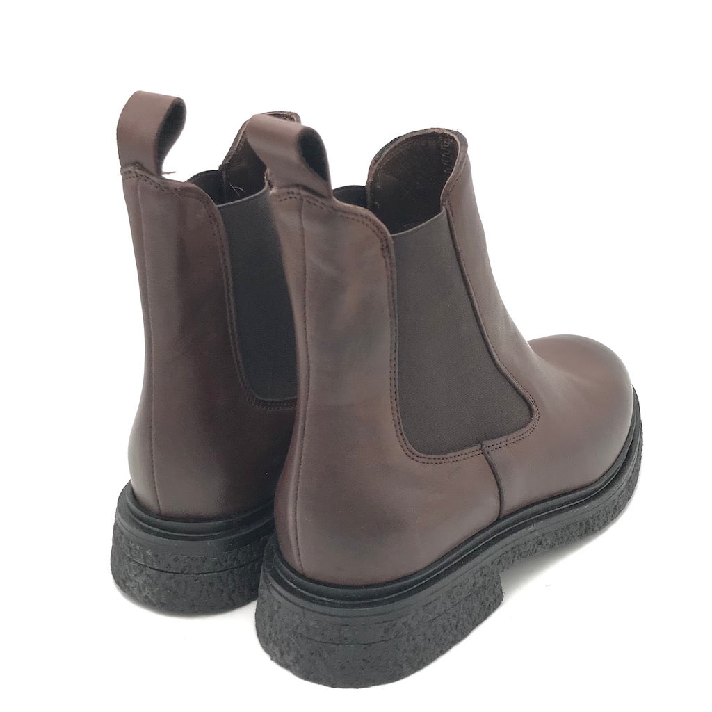 Zulian Calzature Beatles in pelle testa di moro Offerte stagionali