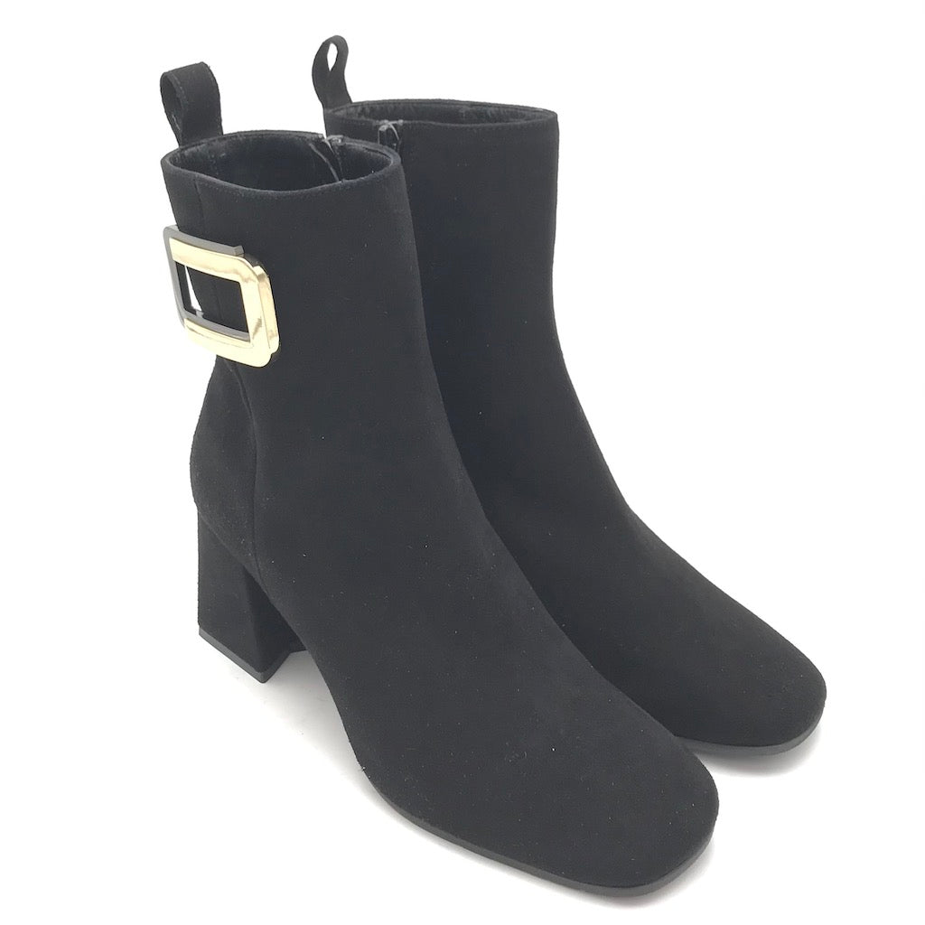 Zulian Calzature Tronchetto camoscio nero Offerte