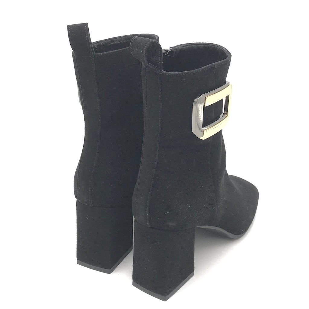 Zulian Calzature Tronchetto camoscio nero Offerte