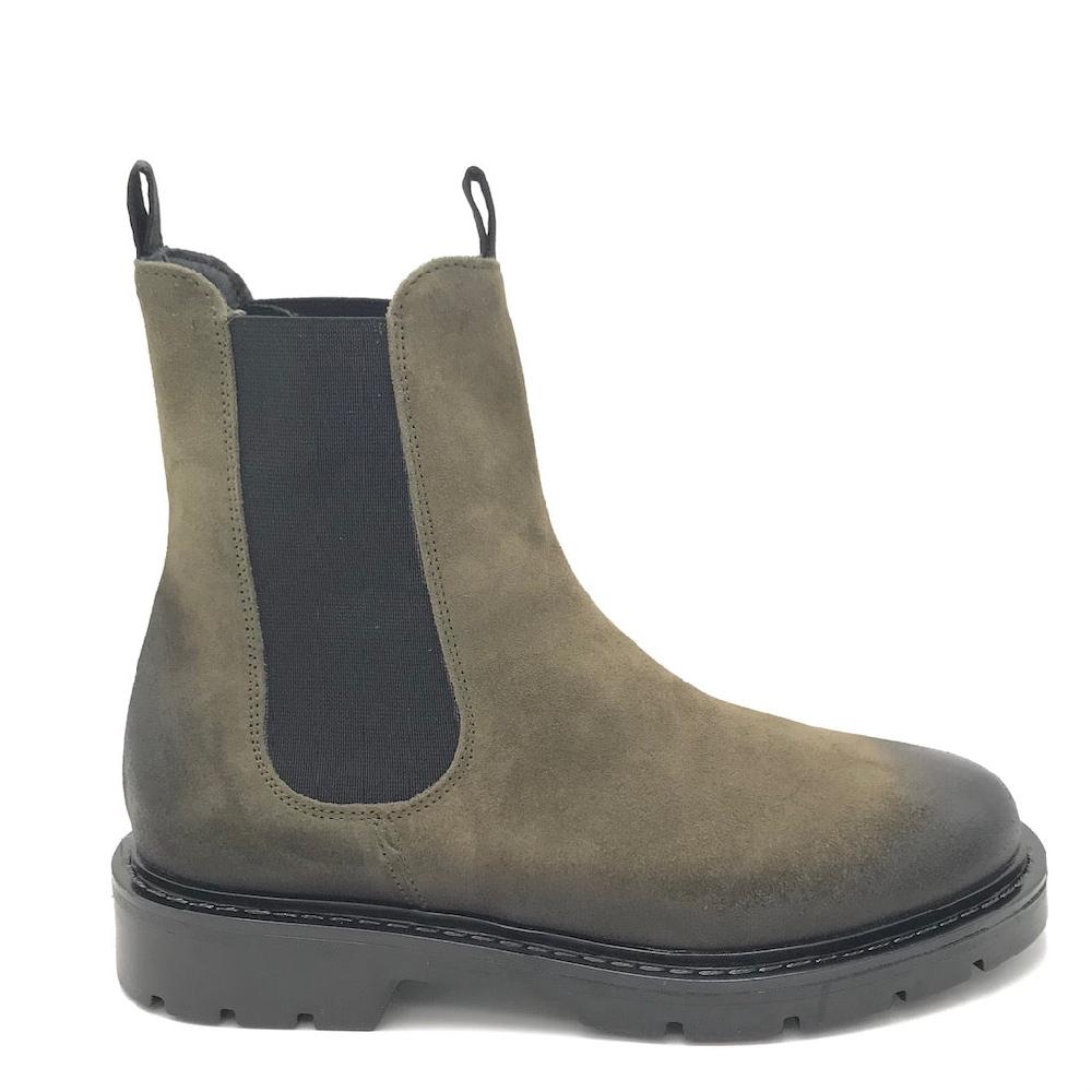 Zulian Calzature Beatles Brit beat in crosta forest Saldi Di Fabbrica
