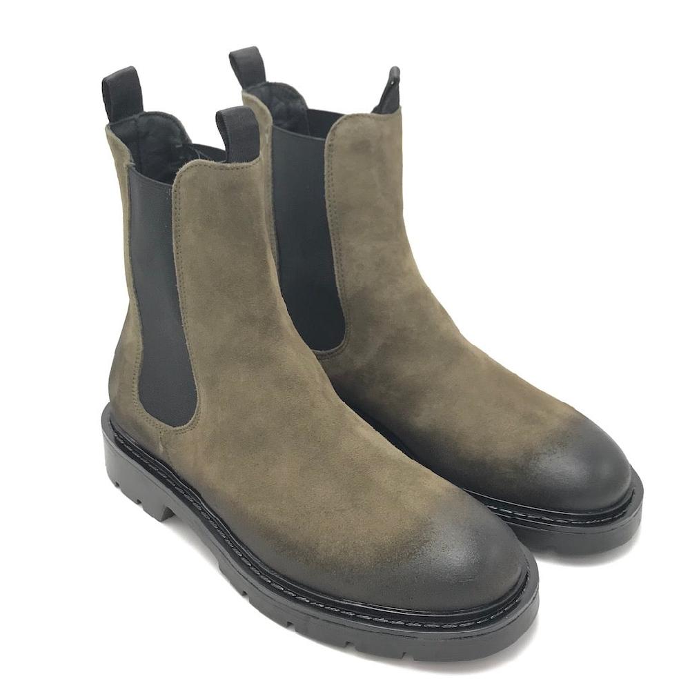 Zulian Calzature Beatles Brit beat in crosta forest Saldi Di Fabbrica