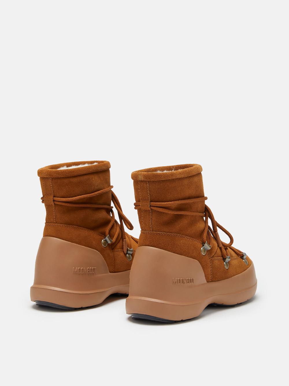 Moon Boot STIVALE LUNA COGNAC IN PELLE SCAMOSCIATA Offerta