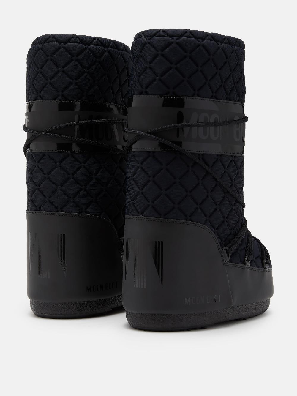 Moon Boot ICON QUILT NERO Saldi Di Fabbrica