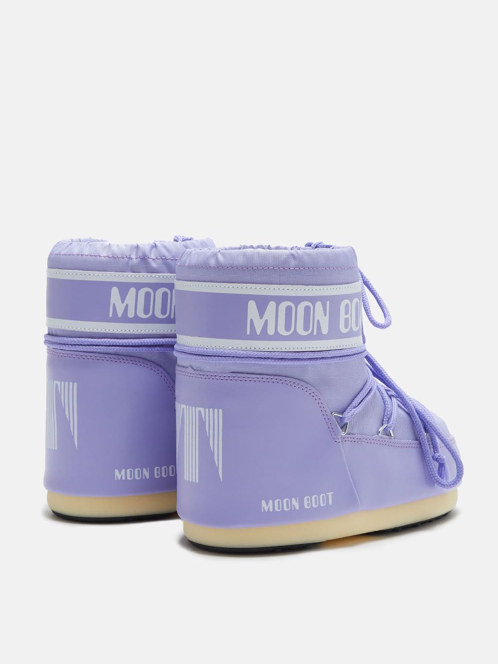 Moon Boot ICON LOW NYLON LILLA Lightning offer