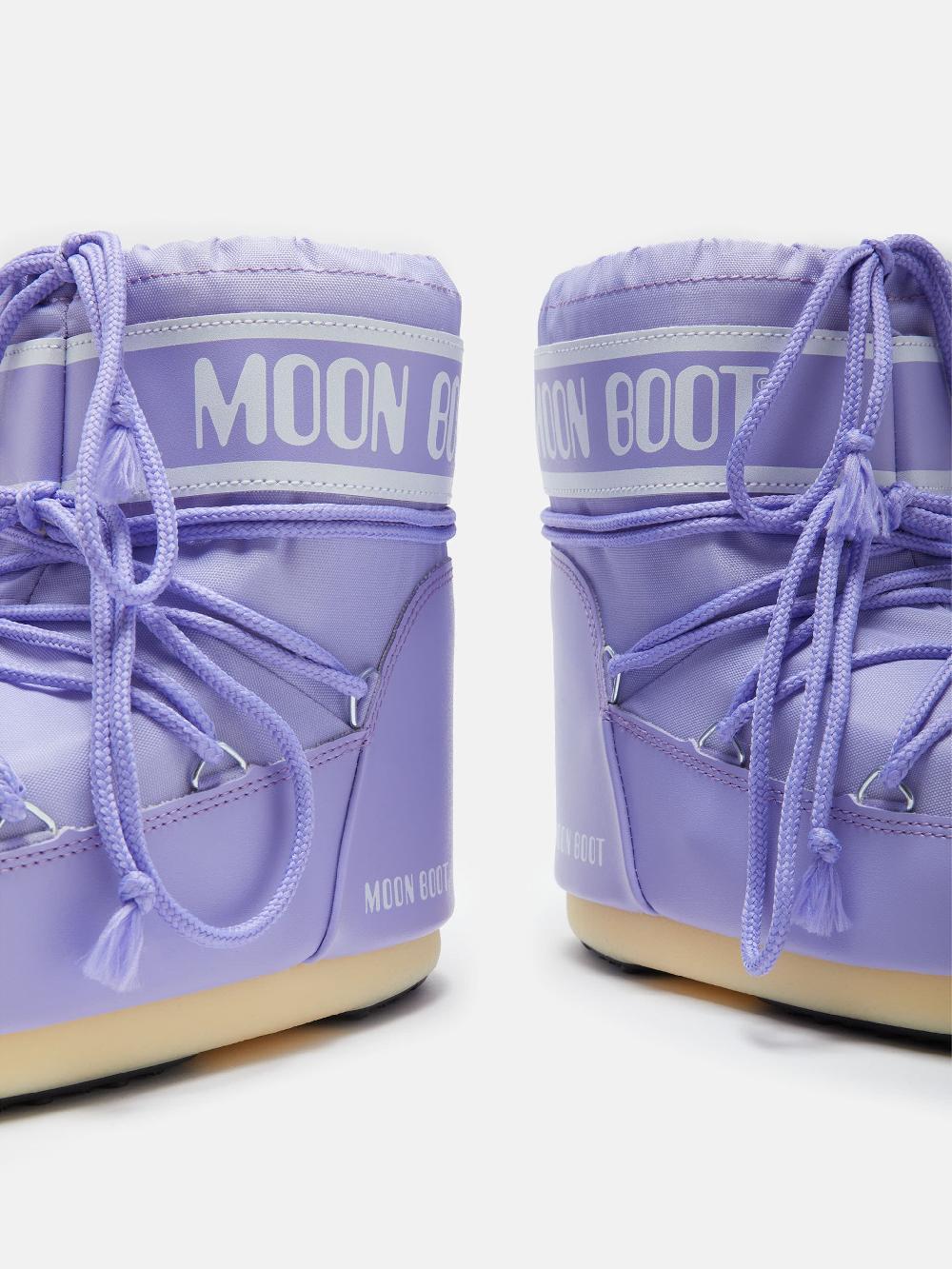 Moon Boot ICON LOW NYLON LILLA Lightning offer