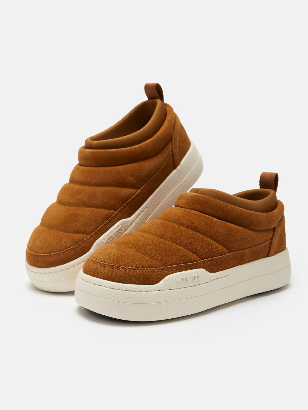 Moon Boot PARK SOFT COGNAC IN PELLE SCAMOSCIATA Convenienza